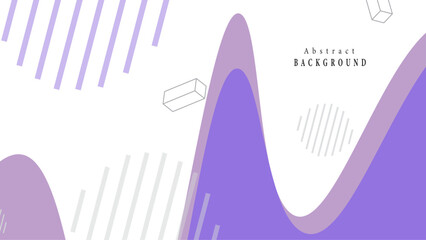 Purple color fluid wave. Duotone geometric compositions with gradient flow shape. Vector illustration.