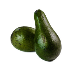 Avocado isolated on white background.