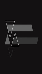 Cool modern designed lower third illustration in vertical high resolution. Cool simple colored lower third animation in vertical high resolution. Lower Third for a title, TV news, and news channels.