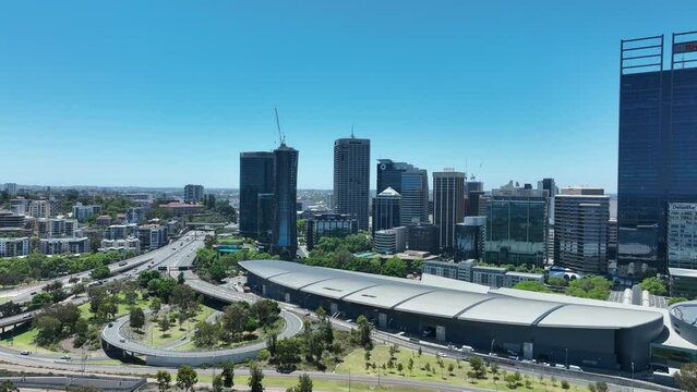 Elizabeth Quay Perth CBD Skyline WA