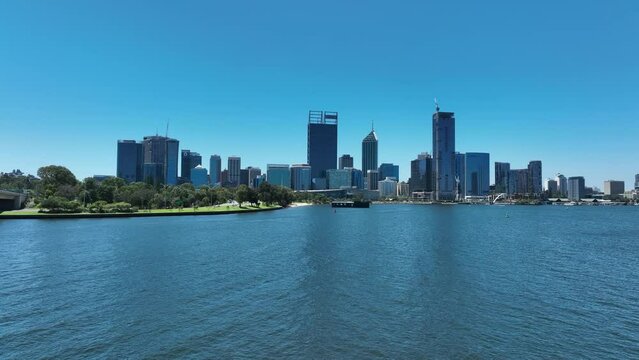 Elizabeth Quay Perth CBD Skyline WA