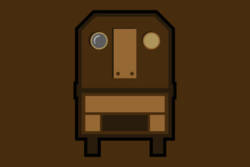 Tv Icon. Old TV icon in trendy  isolated on background. Simple television icon Vector illustration, EPS10. - Vector