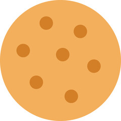 Chocolate cookie illustration