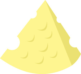 Cheese slice illustration