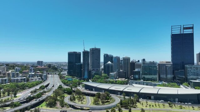 Elizabeth Quay Perth CBD Skyline WA