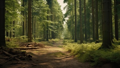 Obraz premium path in the woods