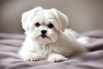 lovely maltese.Generative AI
