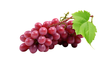 closeup of refreshing grape isolated on clear png background and transparent background, AI generative.