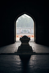 Tomb of Safdar Jang mausoleum in New Delhi, India, ancient indian marble grave of Nawab Safdarjung