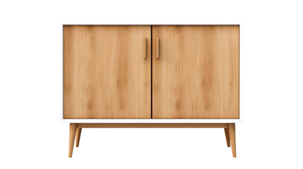 Interior design concept furniture for living isolated on clear png background and transparent background, AI generative.
