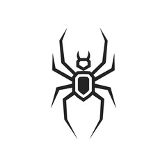 spider logo template Isolated. Brand Identity. Icon Abstract Vector graphic