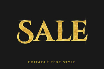 Sale 3d text effect