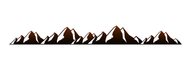 illustration of a landscape with mountains