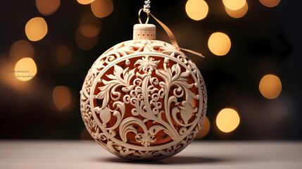Christmas and New Year holidays, Christmas background, glass ball ornaments, close-up of the...