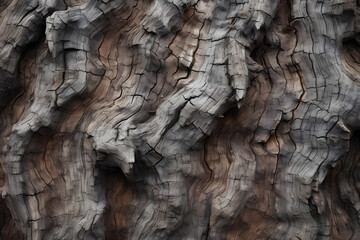 Rough Tree Bark Texture, Generative AI