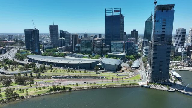 Elizabeth Quay Perth CBD Skyline WA
