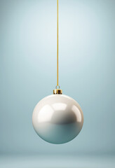 Christmas bauble elegant minimalist design