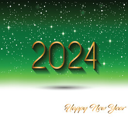 2024 Happy New Year background.