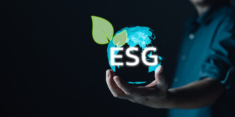 ESG for Environment Social and Governance,net zero 2050,human are raising the planet to save...
