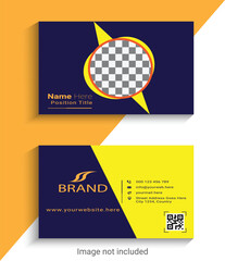 new business card and visiting card design template 