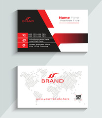 new business card and visiting card design template 