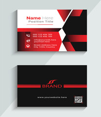new business card and visiting card design template 