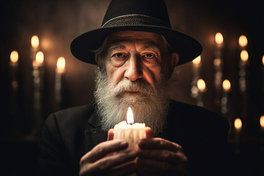 Mature person praying for peace in church against terrorism war conflict generative ai