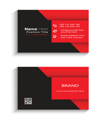 new business card and visiting card design template 