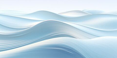 Obraz premium Water flow gentle wide background close up waters stream ocean sea clean blue waters, generated ai
