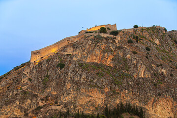 Palamidi fortress in Nafplion Greece