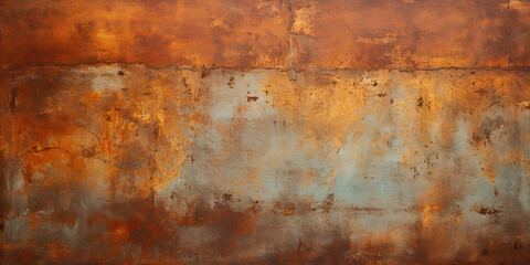 Rust texture surface background backdrop rusty wall peeling cracks, generated ai