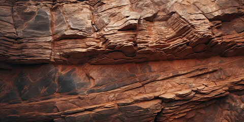 Rock texture surface background rocks wall mountain side wide minerals excavating, generated ai 