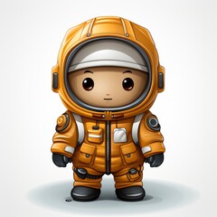 Cute Astronaut Wearing Hoodie Jacket , Cartoon Graphic Design, Background Hd For Designer