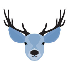 Scandinavian Deer Animal Fun Boho Silhouette Icon