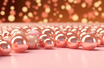 Christmas stars garland background