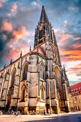 Lambertikirche, Münster, Nordrhein Westfalen, Deutschland 