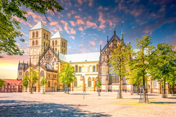 Sankt Paulus Dom, Münster, Nordrhein Westfalen, Deutschland 
