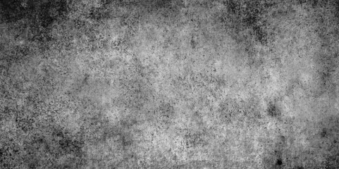 Abstract design with grunge black and white background . Old cement wall . scary dark texture of old paper parchment and .decorative plaster or concrete with vignette paper texture design .Dark wall	 - obrazy, fototapety, plakaty