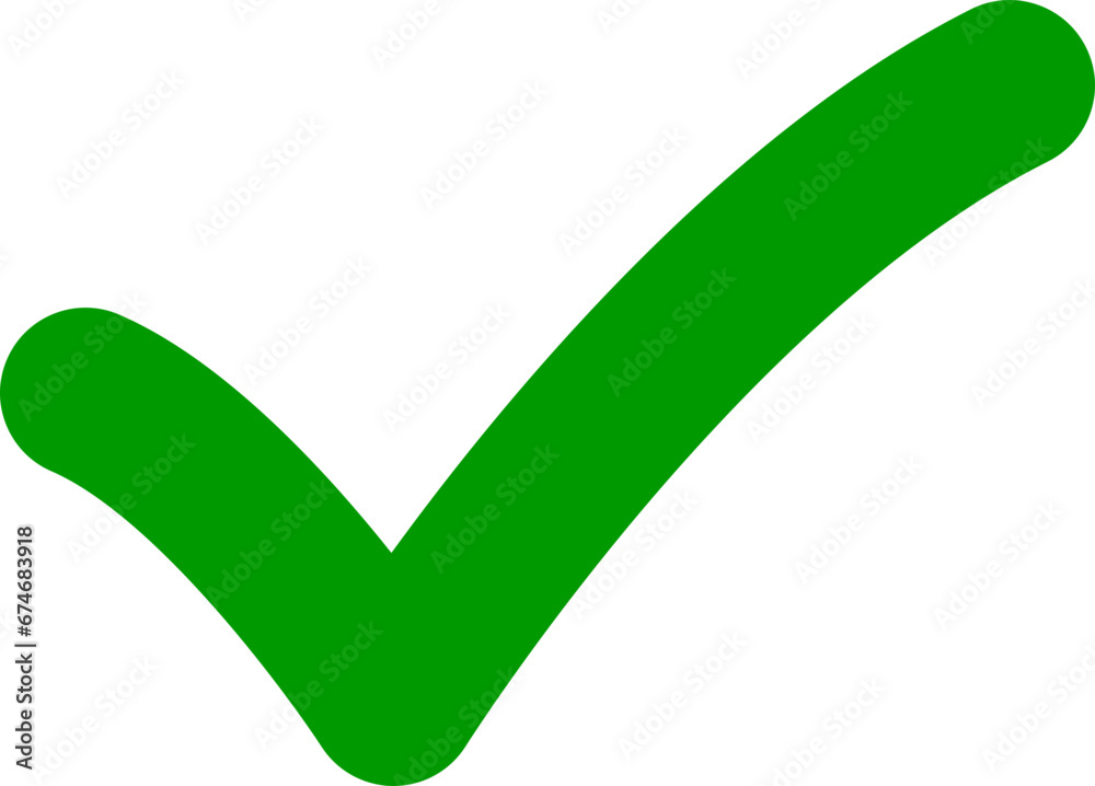 Poster check mark icon vector symbol design element.