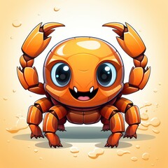 Cute Scorpion , Cartoon Graphic Design, Background Hd For Designer