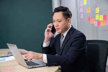 asian business man at office 
