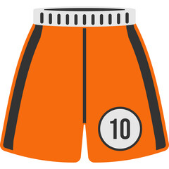 Basketball Jersey Pants Illustration PNG Transparent Background © RAVIAN