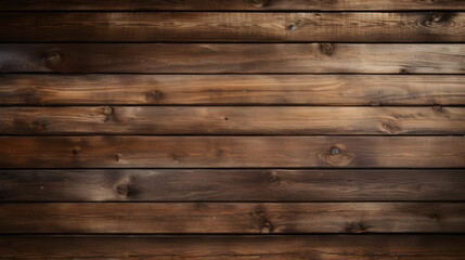Fototapeta premium Wallpaper: Background of wooden planks - created with generative AI
