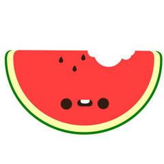 Watermelon is red