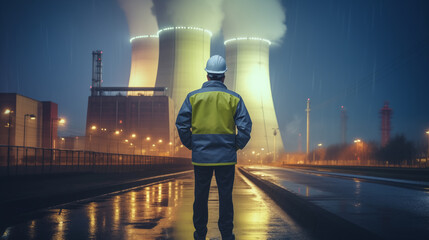 Engineers are going to work at nuclear power plants.