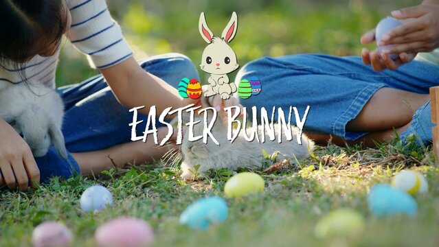 Animated Scribble Easter Bunny Intro Title