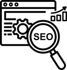 seo icon vector