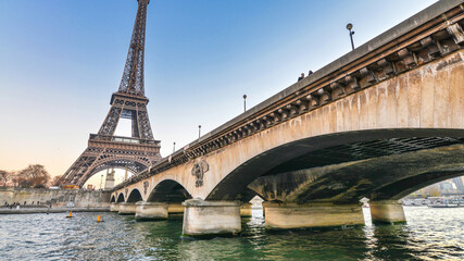 Paris, France. The Eiffel Tower is a major tourist attraction