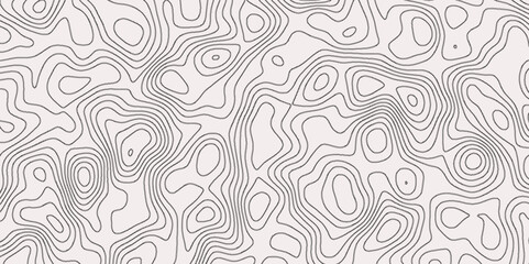Vintage contour mapping of maps. Ocean topographic line map with curvy wave isolines vector Topographic Map in Contour vine map with curvy wave isolines vector Topographic Map in Contour  