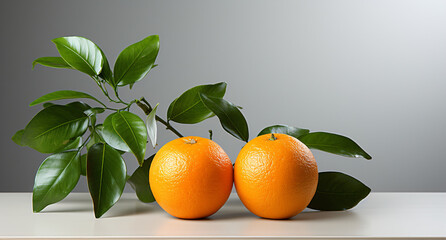Portrait of orange. Ideal for your designs, banners or advertising graphics.
